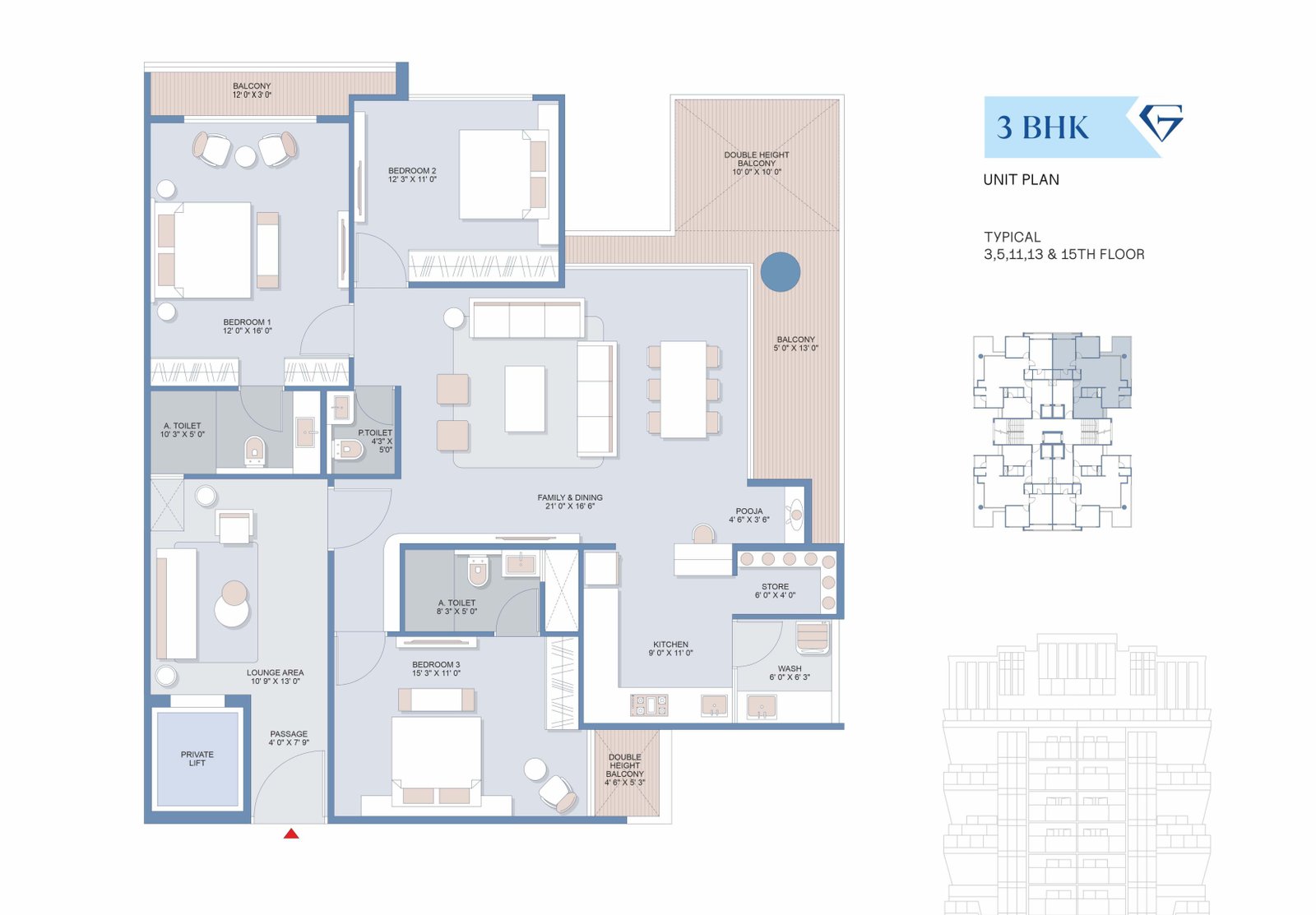 3BHK Type 2