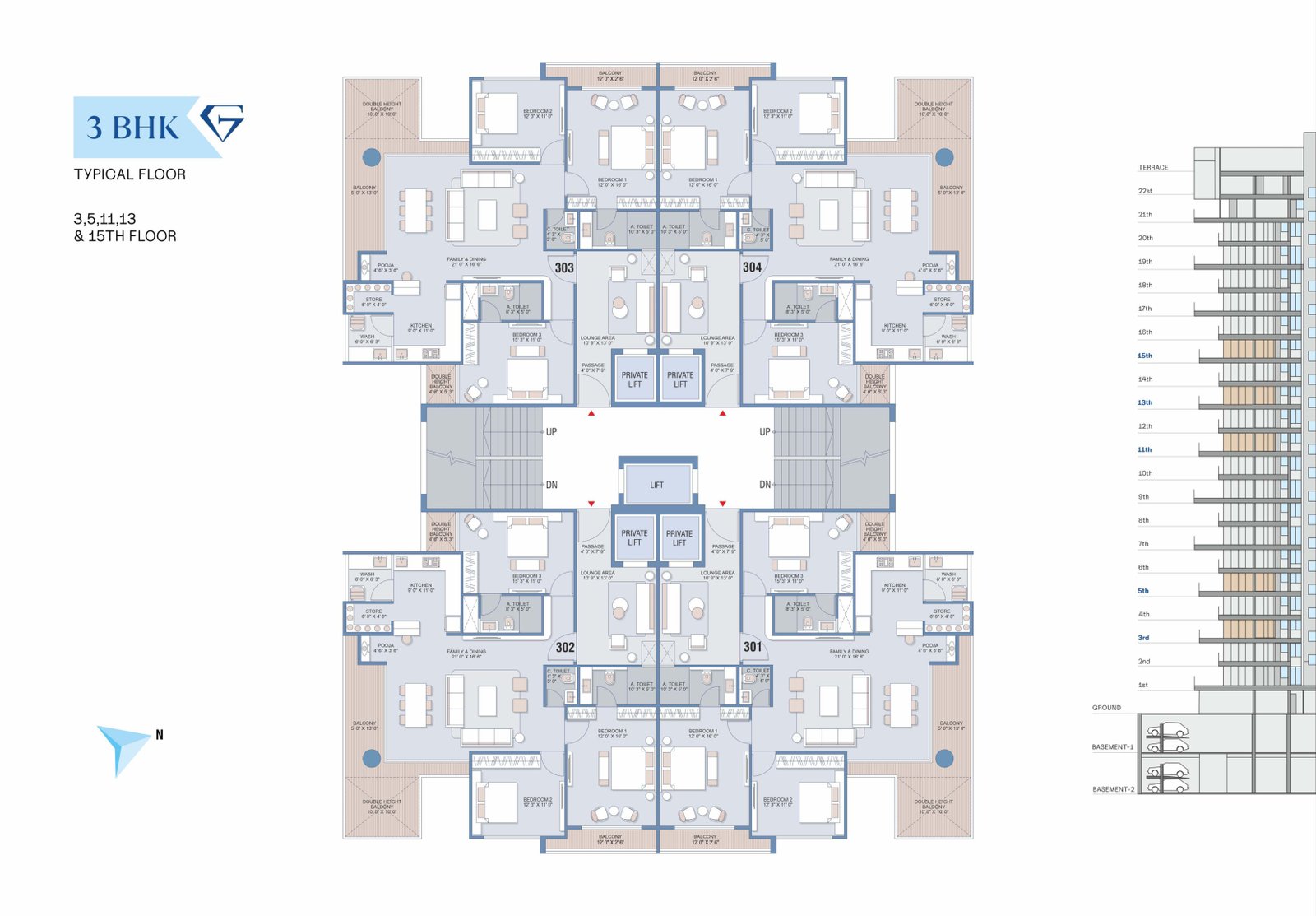 Typical Floor Type 2